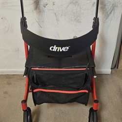 Walker and portable toilet