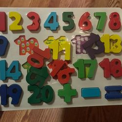 1-20 Number Blocks puzzle For Toddles And Kids
