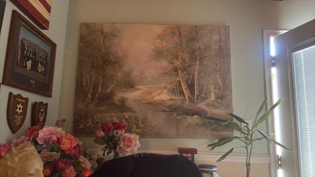 4ft by 3ft acrylic canvas hand painted painting