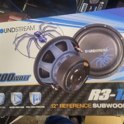 SOUNDSTREAM 1600 WATT SUBS 12" NEW!