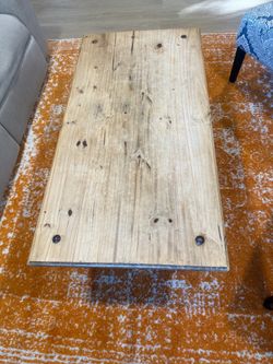 Rustic Wood Coffee Table