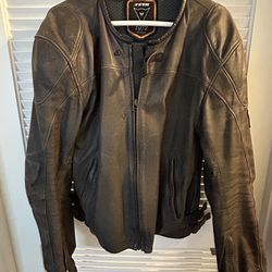 Dainese 72 G Nevada Pelle Leather Motorcycle Jacket