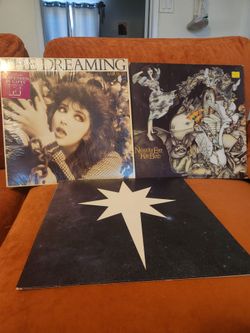 2 Kate Bush LPs and a David Bowie EP