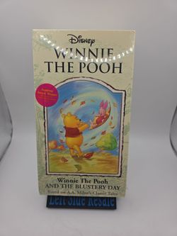 Disney Winnie The Pooh : And The Blustery Day ( VHS ) - Brand New Factory Sealed