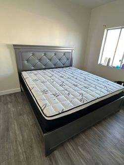 Queen Size Mattress Pillow Top New bedframe sold separately