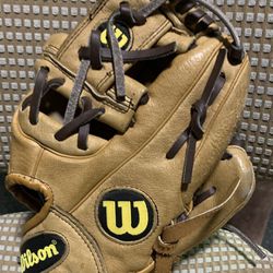 Wilson A450 right hand throw 10.75” baseball glove mitt