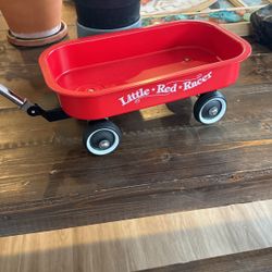 DOLL LITTLE RED WAGON