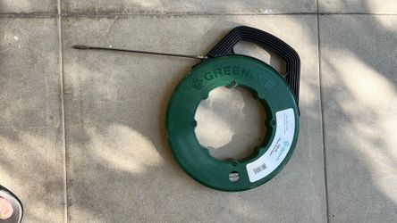 Greenlee 1/8” x 240’ steel fish tape $70