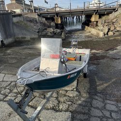 14 Foot Tohatsu Aluminum Boat 