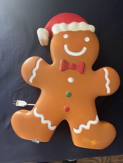 Gingerbread Christmas Decoration Led