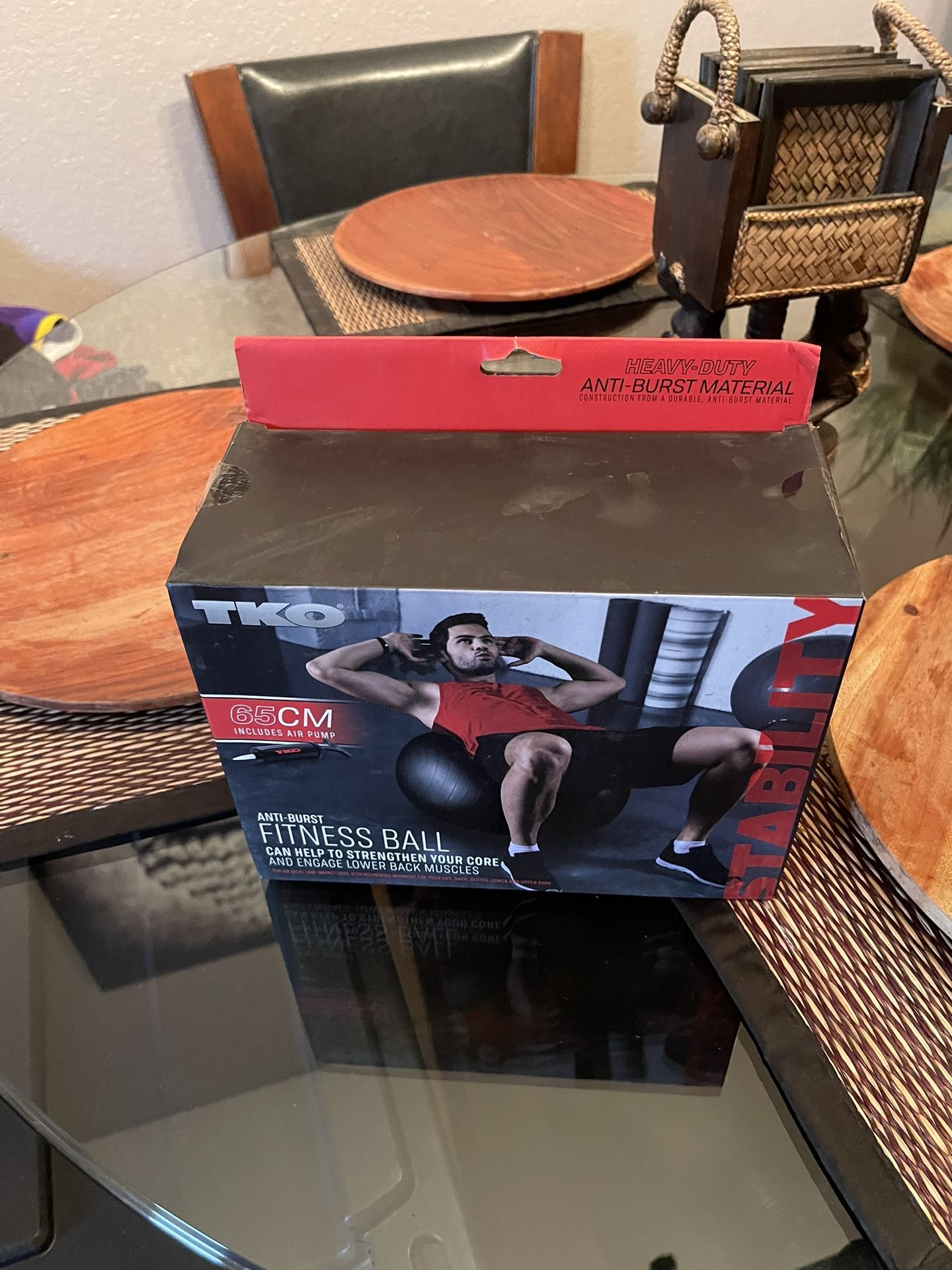 TKO Anti- Burst Fitness Ball