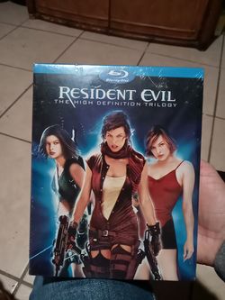Blueray Disc Resident Evil High Definition Trilogy-Resident Evil, Resident Evil:Apocalypse, Resident Evil: Extinction