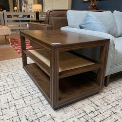 Crayne Shelved Side Table