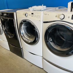 Front Load Dryer With Pedestal 