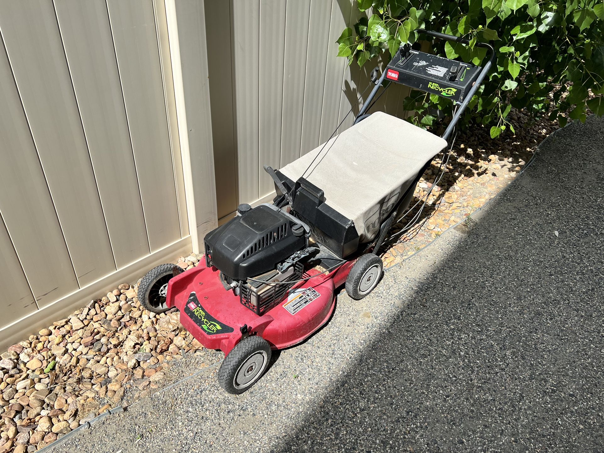 Gas Powered Toro Lawn Mower