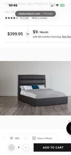 Queen bed
