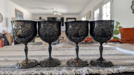 Reed & Barton Silver Plate Water Goblets - Set of Four