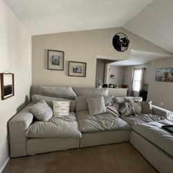 Deep seat sectional