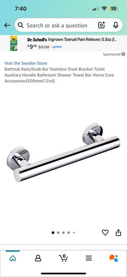 Bathtub Rails/Grab Bar Stainless Steel Bracket Toilet Auxiliary Handle Bathroom Shower Towel Bar Home Ca