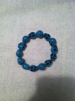 Turquoise Skull Bracelet