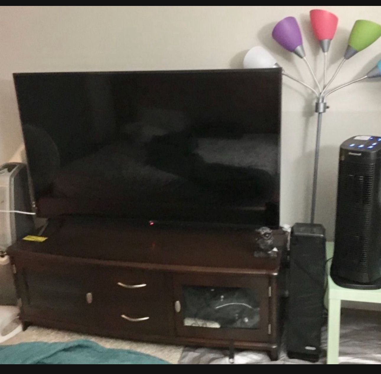 Large Wooden TV Console