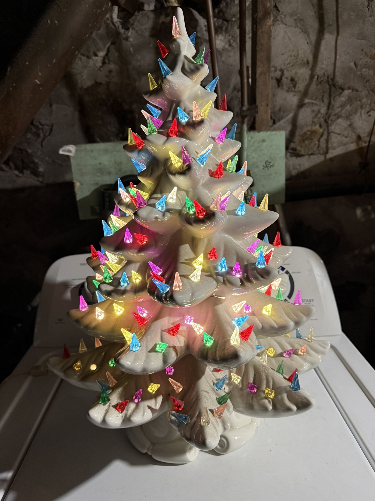 Vintage Ceramic Christmas Tree