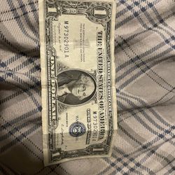 Blue Certificate Dollar Bill