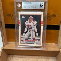 1989 Topps Traded - #30T Deion Sanders, Deion Sanders (RC) Beckett 8.5 NM/Mint+ W/sub-grades Fort Myers Native/Icon N.Ft. Myers High School  