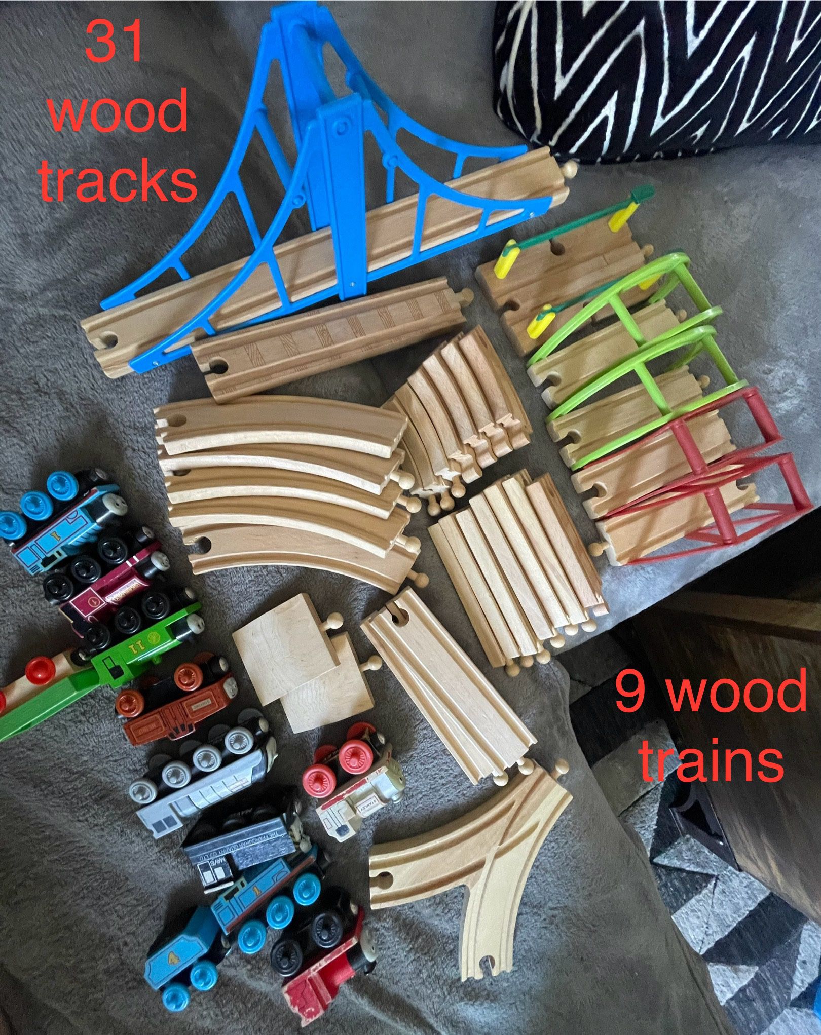 Wooden Thomas the Train, Friends and track 
