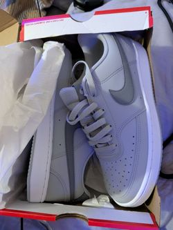 NIKE COURT VISION LO // SMOKE GREY & WHITE
