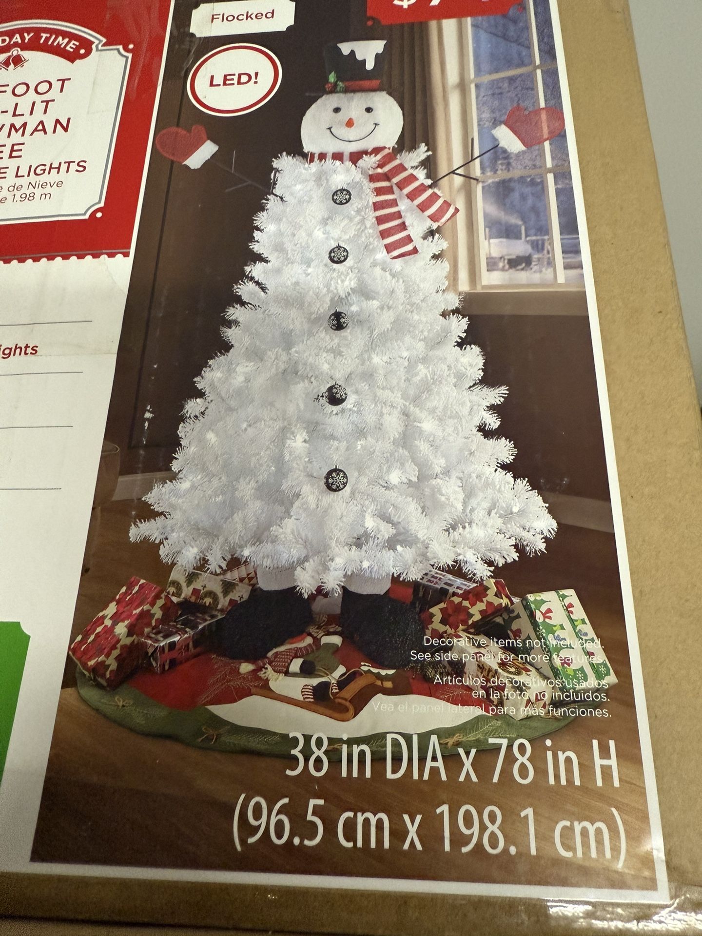 6.5 Foot Snowman Christmas Tree for indoor or outdoor for Christmas π