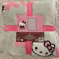 Valentine’s Day Blanket Xoxo Hello Kitty