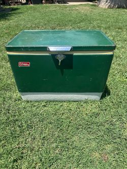 Vintage Coleman Cooler, Green
