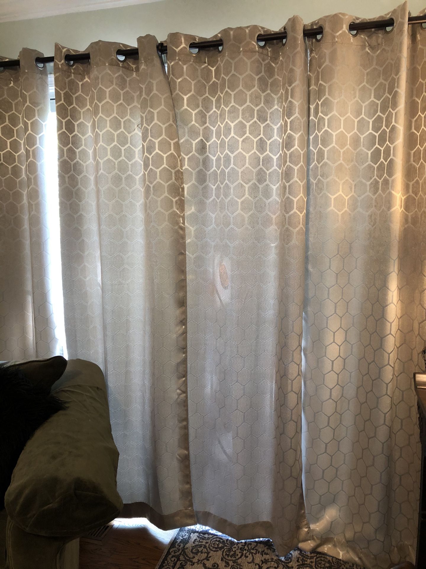 New Tan blackout curtains
