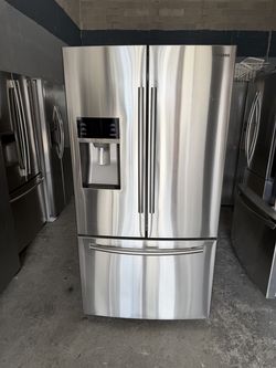 36” SAMSUNG  100 DÍAS FULL GARANTÍA  WE FIX REFRIGERATOR  REPARAMOS REFRIGERADORES GOOD CONDITION  FREE DELIVERY 🚚  STAINLESS STEEL  FRENCH DO