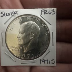 1970 S 40% Silver Proof Ike Dollar