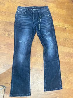 Purple jeans