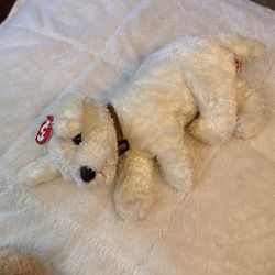 2 Large Ty Beanie Babies Dogs 