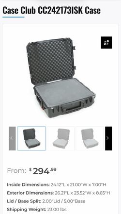 Case Club Rolling Equipment Case with Foam – $190 OBO