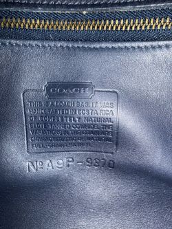 Coach leather bag  vintage 9870