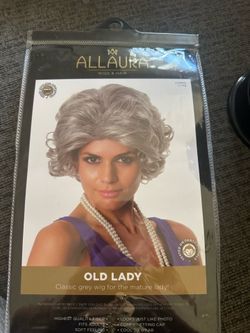 Old grandma wig