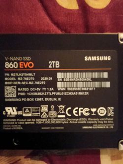 Samsung ssd  2 TB