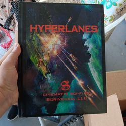 Hyperlanes cinematic Sci-fi Hardcover Book