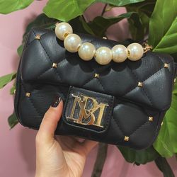 Badgley Mischka Black Crossbody Purse