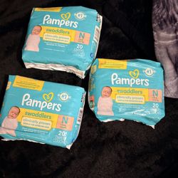 Pampers Swaddles Newborn  $15 Each Bag 