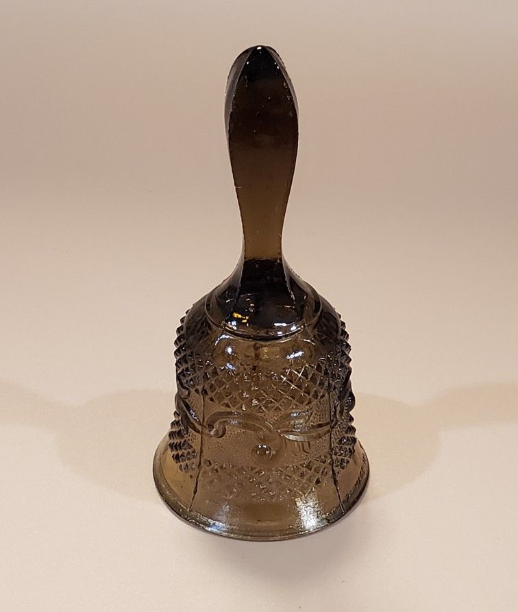 Vintage Amber Glass Bell