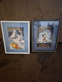 Disneyland posters That were inside the park