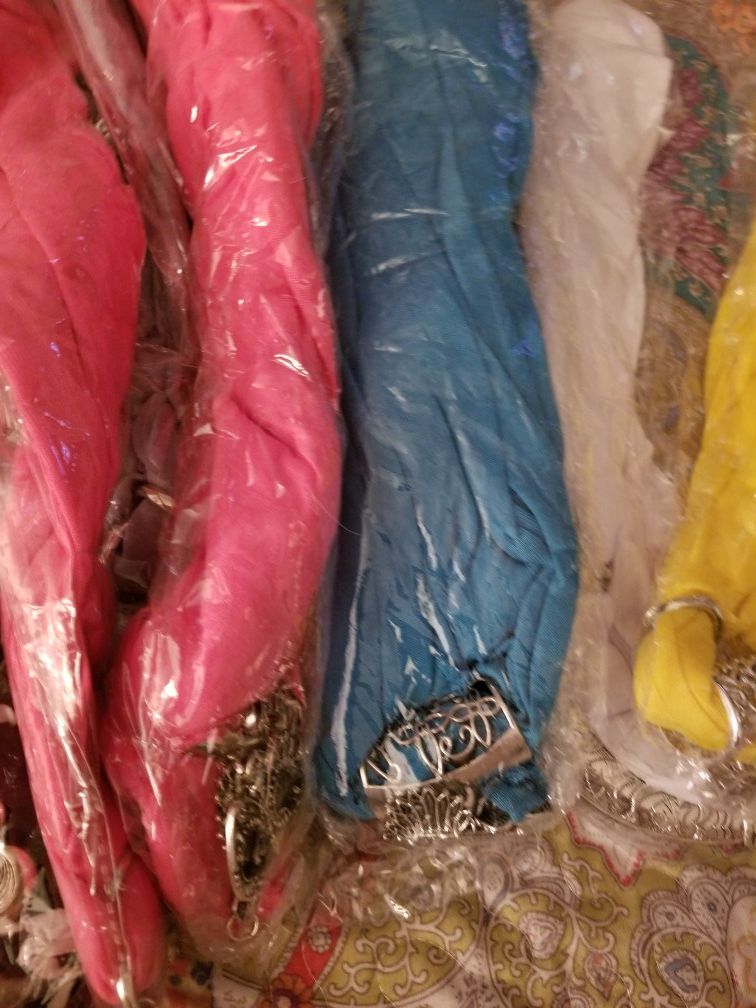 WHOLESALE PRICE - Jewelry Scarfs - $2 Each