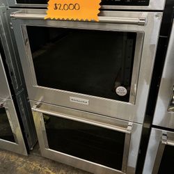 Kitchen Aid Stainless Steel Double Oven 62