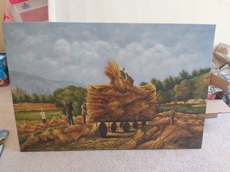 Beautiful "Harvest" oil painting artwork